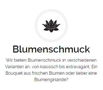 Blumenschmuck, Hochzeiten für  Billigheim