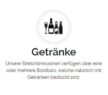 Limo mit Getränkebar 