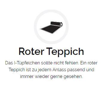 Roter Teppich in  Keltern