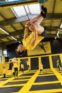 Sprungbude (Trampolin Halle)